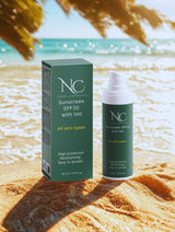 Sunscreen SPF30, with tint